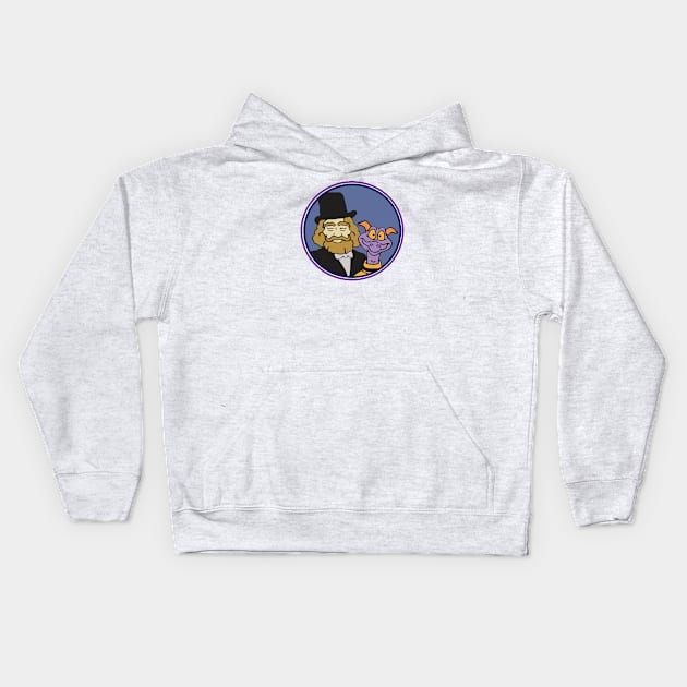 Figment and Dreamfinder Kids Hoodie by Summyjaye